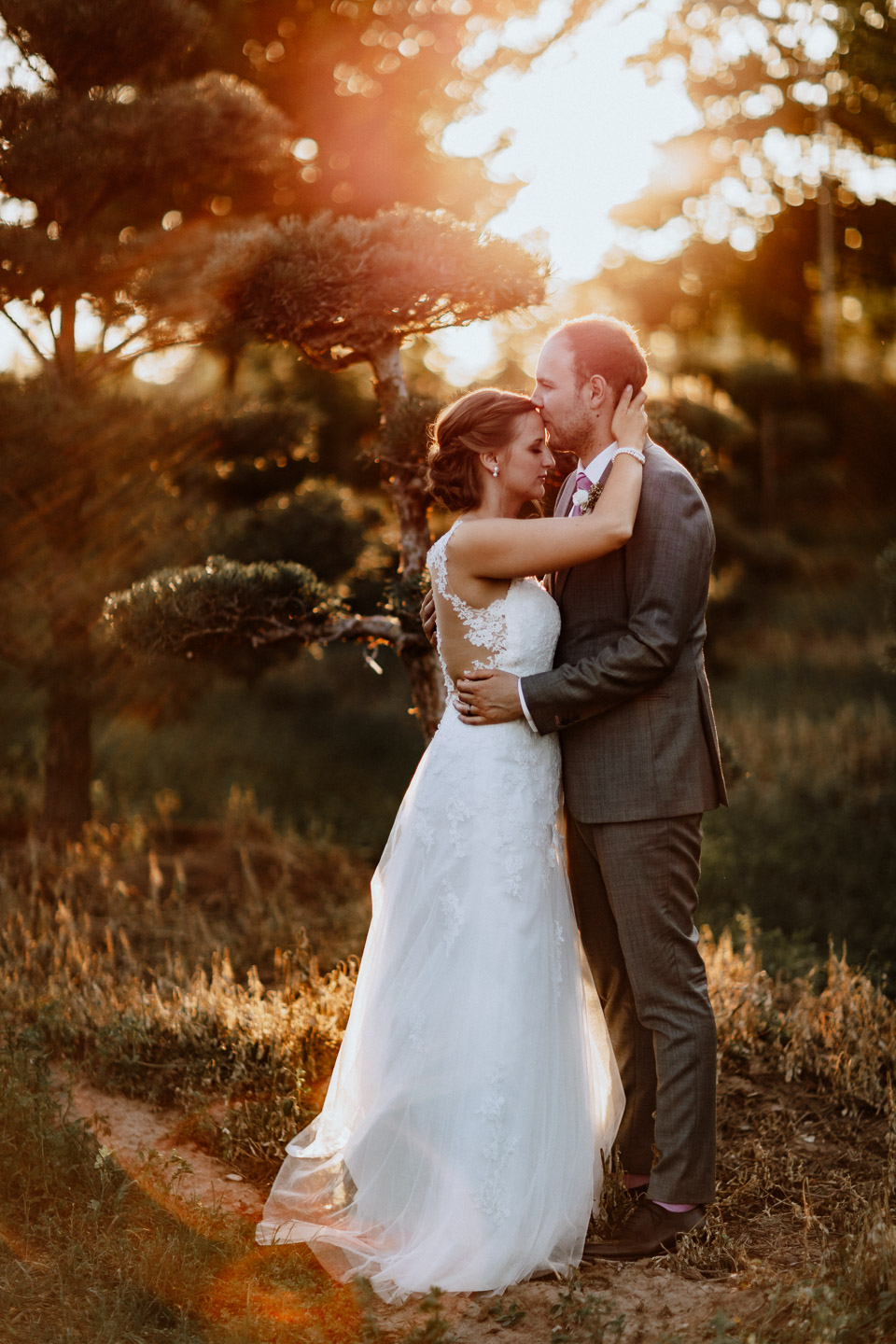 Brautpaarshooting, Eichenstolz, Hochzeit, Ladenburg, Sunset