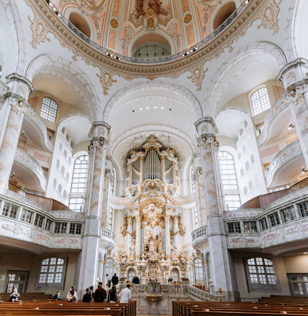 Dresden, Frauenkirche, Hochzeit, Trauung