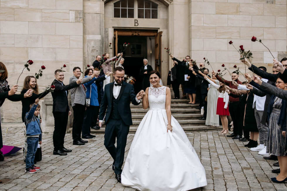Dresden, Frauenkirche, Gratulation, Hochzeit