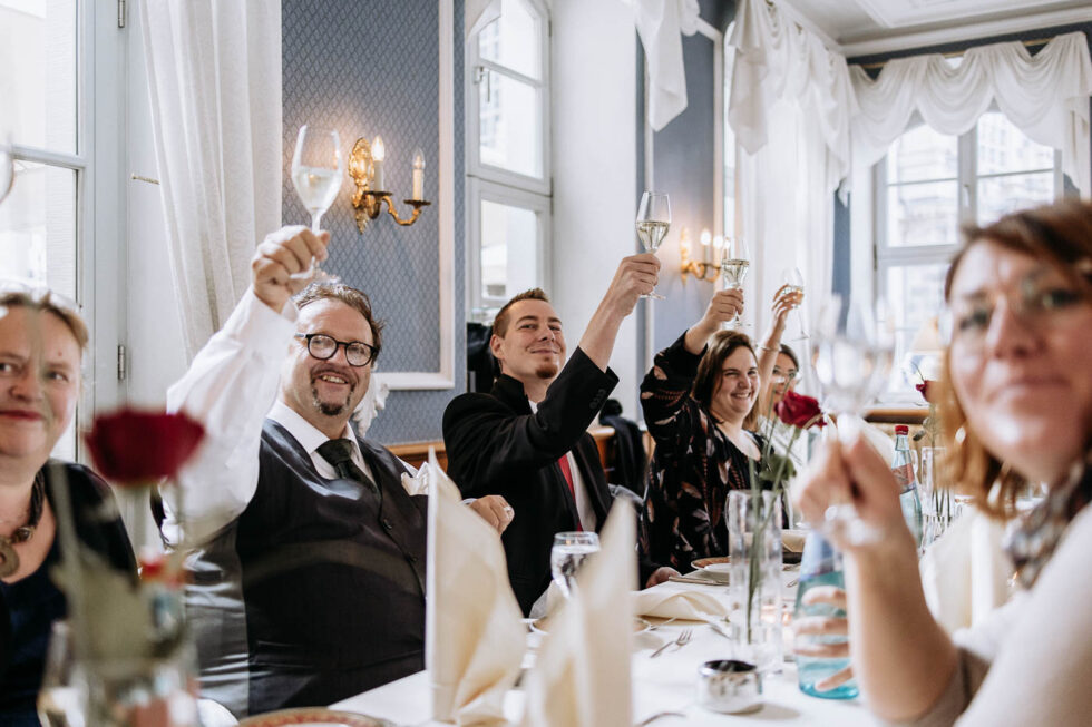 Coselpalais, Dresden, Hochzeit, Sektempfang