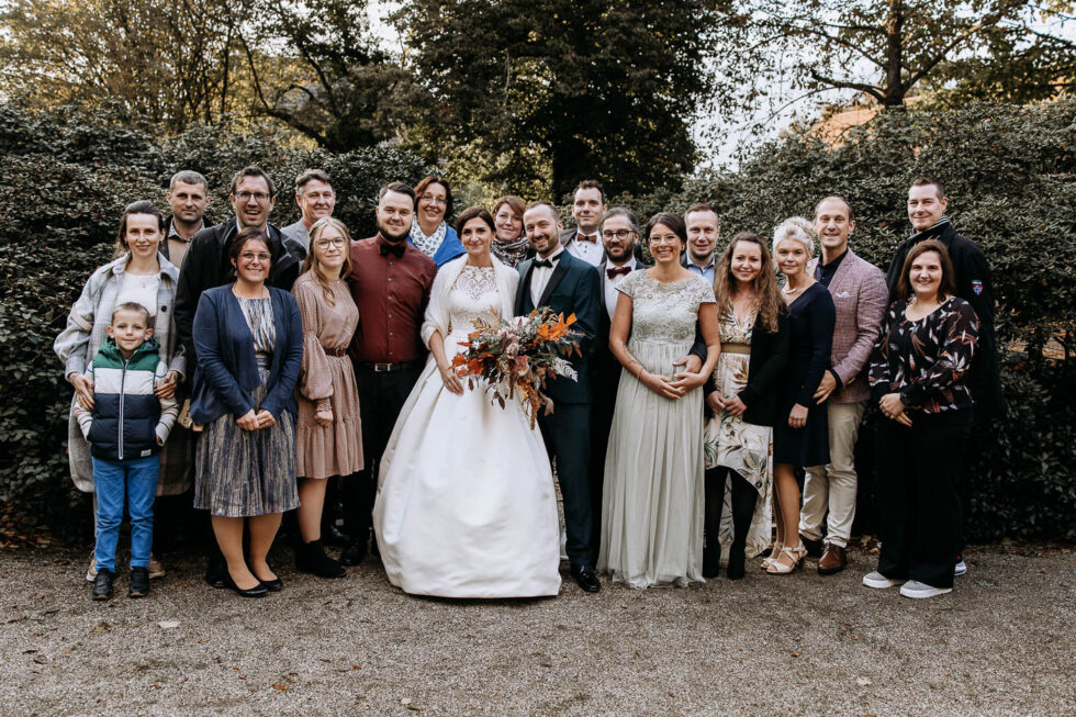Dresden, Gruppenfotos, Hochzeit, Schloss Seifersdorf