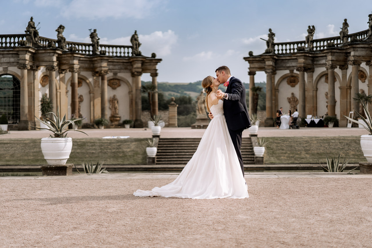 Brautpaarshooting, Hochzeit, Schloss Weikersheim